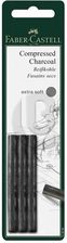 Zdjęcie Faber Castell Węgiel Rysunkowy Pitt Monochrome Extra Soft 3Szt - Karczew