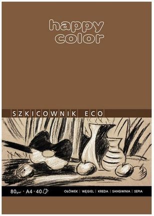 Gdd Blok Szkicowy Eco A4 80K 80G Happy Color