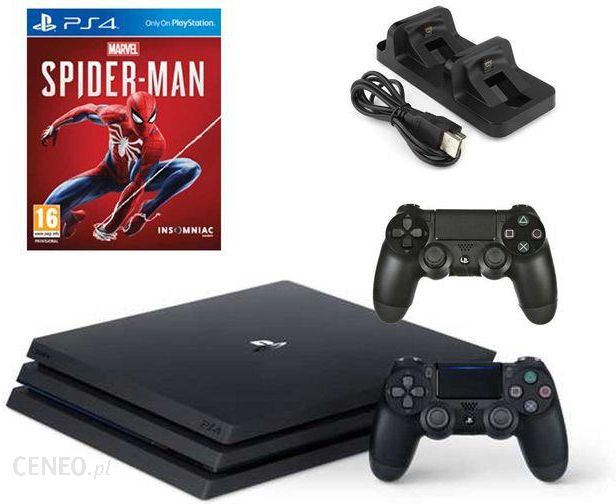 Sony PlayStation Pro 1TB Czarna + Marvel's Spider-Man - Ceny i opinie - Ceneo.pl