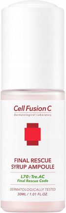 Cell Fusion C Final Rescue Syrup Ampoule Różowy Syrop Łagodzący Podrażnienia 30 ml