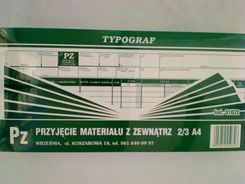 Zdjęcie Typograf Druki Samokopiujące Wz 11 Poz. 2/3A4 80 (01032) - Byczyna