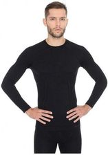 Zdjęcie Brubeck Ls12820 Koszulka Męska Z Długim Rękawem Active Wool Czarny - Starachowice