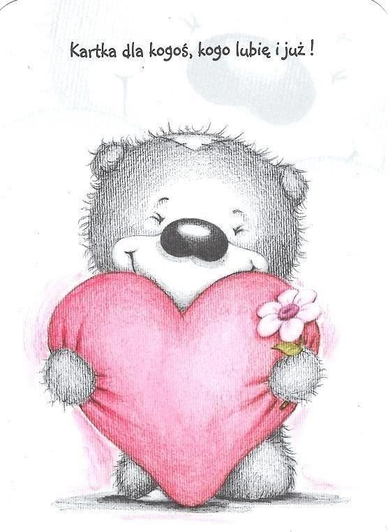 STAR LINES Karnet A5 miś Kartka dla kogoś kogo lubię i już K62 ...