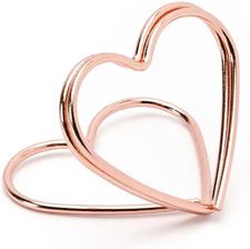 Zdjęcie Partydeco Stojak Na Wizytówki Serca Różowe Złoto 2,5cm 10szt - Brzesko