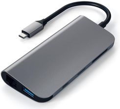 Satechi Multimedia Adapter ST-TCMM8PAM Hub Ethernet USB-C Space Gray MacBook (ST-TCMM8PAM) - Pozostałe akcesoria do laptopów