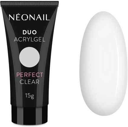 NEONAIL Duo Acrylgel Żel do utwardzania i przedłużania paznokci Perfect Clear 15G