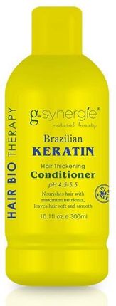 G Synergie Brazilian Keratin Odżywka Zwiększająca Objętość Włosów 300 ml