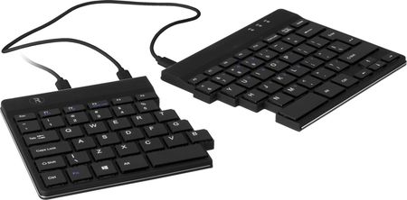 R-GO Tools Split Keyboard, (US), black (RGOSP-USWIBL)