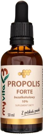 MYVITA propolis forte bezalkoholowy 10% krople 50ml