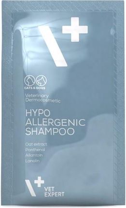 Vet Expert Hypoallergenic Shampoo hipoalergiczny szampon dla psów i kotów 20x15ml