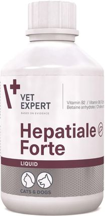 Vet Expert Hepatiale Forte Liquid preparat wspomagający funkcje wątroby dla psów i kotów 250ml