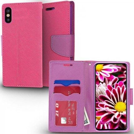 Zizo Flap Wallet Pouch do iPhone X Pink/Purple (WTPHIPH8PKPU)