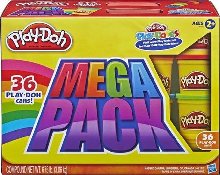 Hasbro Play-Doh Zestaw Mega Pack Modeliny 36Sztuk 36834