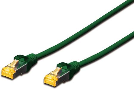 MicroConnect Patchcord S/FTP, CAT6A, 0.5m, zielony  (SFTP6A005GBOOTED)