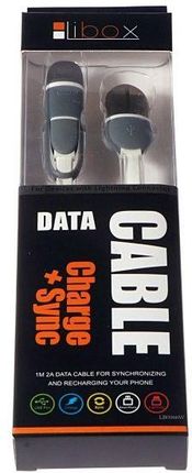 Kabel USB Libox micro  USB+ adapter lightning, 2A, 1m (LB0066W)