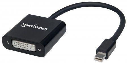Manhattan Mini DisplayPort - DVI Czarny (152549)