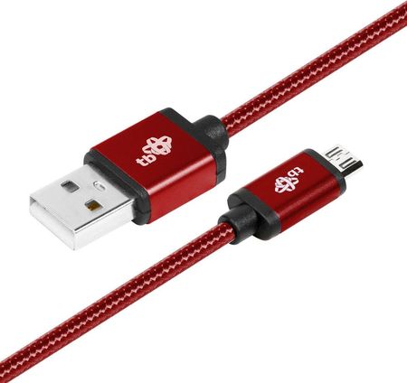 TB Micro USB 1.5m, rubinowy sznurek (AKTBXKU2SBA150M)