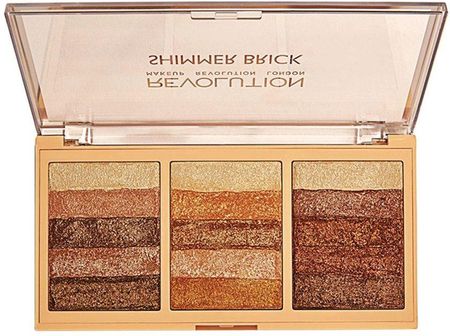 Makeup Revolution Shimmer Brick Paleta Rozświetlaczy Do Twarzy