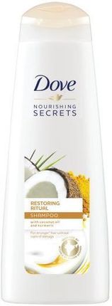 Dove Nourishing Secrets szampon do włosów zniszczonych Coconut Oil & Turmeric 250ml