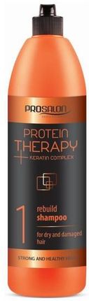 Chantal Prosalon Protein Therapy Keratin Complex Keratyna 1 Shampoo For Dry And Damaged Hair Szampon Odbudowujący Kreatyna & Ekstrakt Z Aloesu 1000g