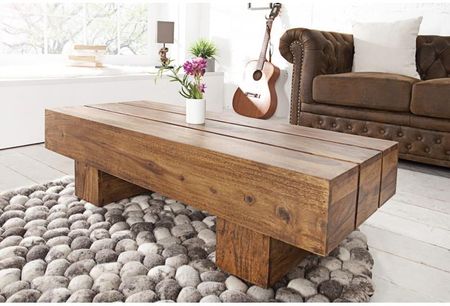 Interior Stolik Kawowy Honey Drewno Sheesham 110Cm Z36337 - zdjęcie 2