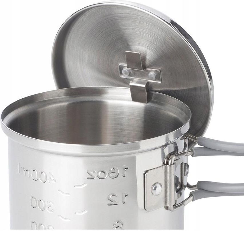 Esbit Solid Fuel Cookset Stainless Steel - zdjęcie 1 Esbit Solid Fuel Cookset Stainless Steel