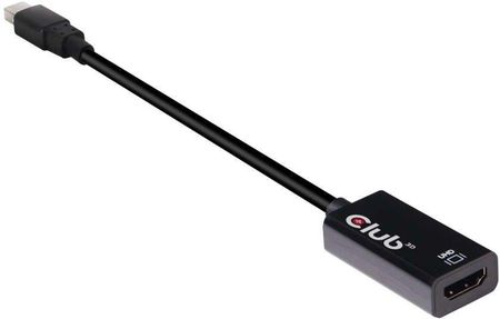 Club 3D Mini DisplayPort - HDMI 0.168m Czarny (CAC-1180)