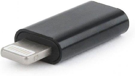 Adapter USB Gembird USB C - Lightning Czarny (A-USB-CF8PM-01)
