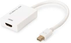 Digitus Mini DisplayPort - HDMI 0.2m Biały (AK-340416-002-W)