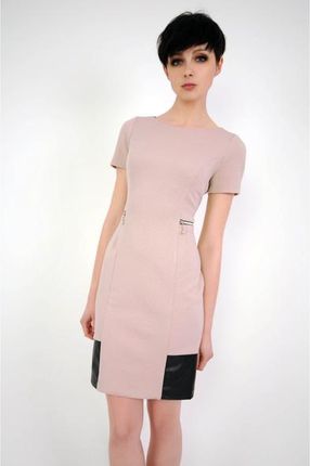 Vera Fashion Sukienka Violette w kolorze beżowym