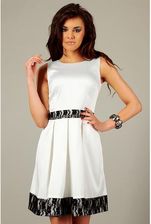 Vera Fashion Sukienka Elodie w kolorze ecru