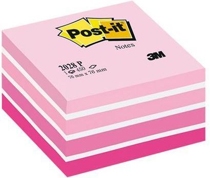Karteczki post-it 76*76mm różowe (450)