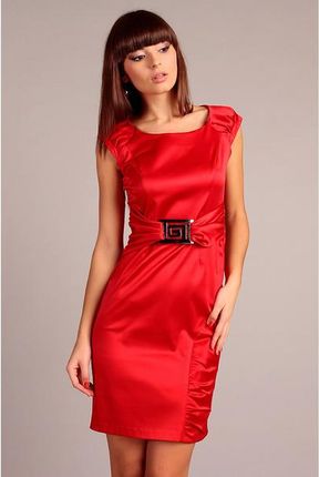 Vera Fashion Sukienka Bianka w kolorze czerwonym