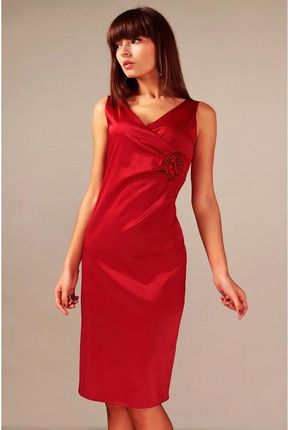 Vera Fashion Elegancka sukienka Afrodyta w kolorze czerwonym