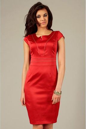 Vera Fashion Wizytowa sukienka w kolorze czerwonym - Tamara