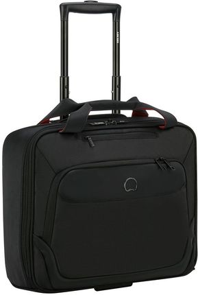 Delsey Parvis Plus walizka mała kabinowa 17/42 cm / pilotka na laptopa 15,6" / Black