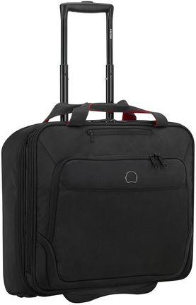 Delsey Parvis Plus walizka mała kabinowa 20/44 cm / pilotka na laptopa 17,3" / Black