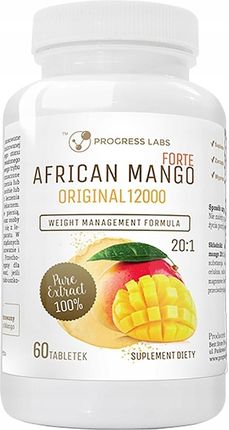 Progress Labs African Mango FORTE 20:1 6000mg 60tabl.