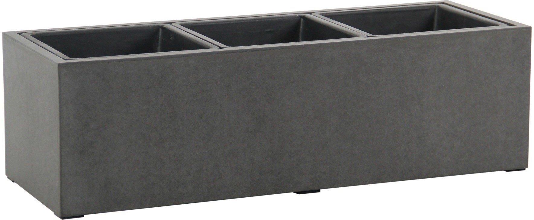 Miloo Garden Donica Klosters 96X35X28Cm Szary Ceny i opinie Ceneo.pl