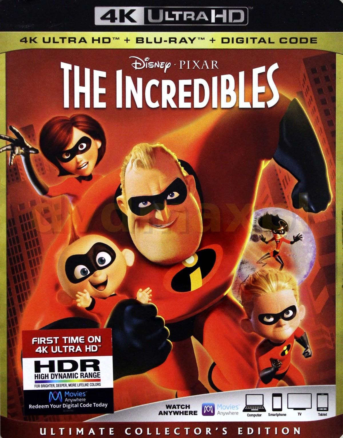 Film Blu-ray The Incredibles (Disney) [Blu-Ray 4K]+[Blu-Ray] - Ceny i  opinie - Ceneo.pl