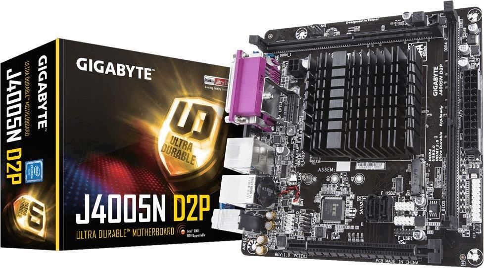 Gigabyte j4005n d2p не запускается