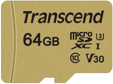Transcend microSDXC 64GB Class10 (TS64GUSD500S)