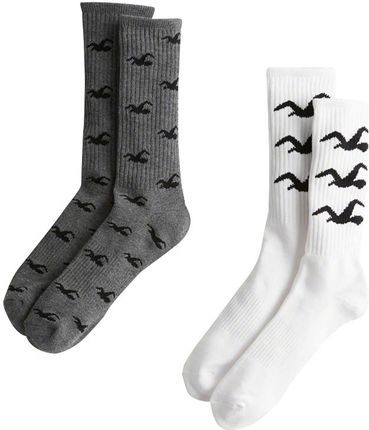 HOLLISTER Skarpety F E1458 BTS18 GRAPHIC CREW SOCKS 2CC Ceny i opinie Ceneo.pl