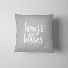 Poduszka Hugs and Kisses Poduszka dekoracyjna - Kołdry i narzuty handmade