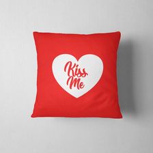 Poduszka dekoracyjna Kiss Me - Kołdry i narzuty handmade