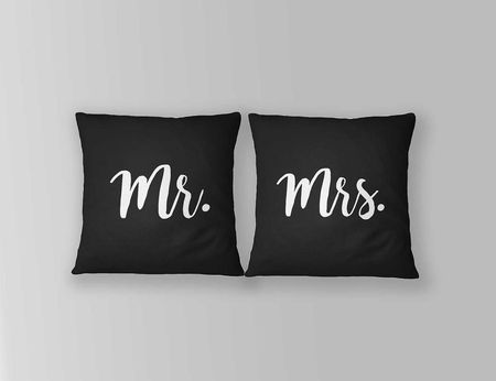 Poduszka dekoracyjna Mr & Mrs II Zestaw poduszek