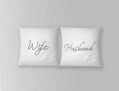 Wife & Husband zestaw poduszek walentynki - zdjęcie 1