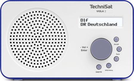 TechniSat Viola 2 biało-niebieski (0001/3906)