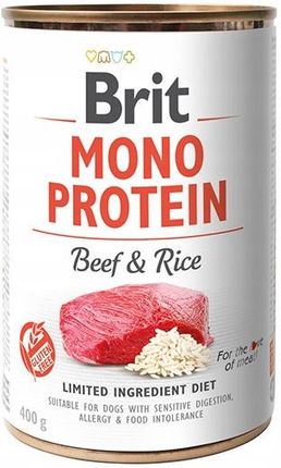 Brit Mono Protein Beef&Rice 400G