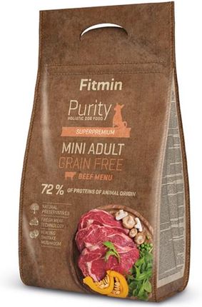 Fitmin Purity Grain Free Adult Mini Beef 800G